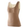 Jingxiu Otoño e Invierno Polar de Doble Cara Sujetador de Una Pieza Chaleco Cálido Nuevo para Mujer Ropa Interior Térmica Sin Costuras con Almohadilla en el Pecho