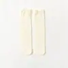 Calcetines Infantiles Primavera Verano 2021 Puño Suelto Calcetines Largos para Bebé Hasta la Rodilla Niñas Estampado de Corazón 35CM Transpirables Absorbentes de Sudor Finos