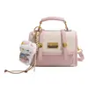 Bolso de Mano Bloque de Color Estilo Universitario Coreano 2026 Nuevo Diseño Nicho Versátil Bolso de Hombro Versátil para Viajes Cotidianos Bolso Cruzado Versátil