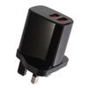 Cargador de teléfono móvil con doble USB de 2,4 A. Normativa europea. Normativa americana. Normativa británica. Normativa india. Cabezal de carga rápida para teléfono móvil de 12 W.