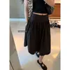 'Falda de Ballet Relajada' - un Estilo Ligero y Sencillo con una Sensación Relajada, Cintura Ancha, Dobladillo de Falda Grande Elegante y Voluminoso, Falda de Longitud Media