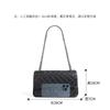 Bolsa Clássica Xiangjia Cf25.5 de Pele de Cabra Acolchoada com Corrente, Bolsa de Ombro Único Transversal de Alto Padrão, Versátil para o Dia a Dia sob o Braço