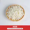 Materiais DIY de Pérola Furo Reto Contas Decorativas Off-White Contas em Fio Acessórios para Joias Pérola Artificial ABS Feita à Mão Contas Soltas