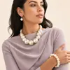 Set de Joyería de Estilo Étnico de Alta Gama, Moda Personalizada con Cuentas de Arroz Europeas y Americanas Transfronterizas