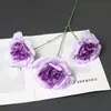 3 Cabeças de Rosas Martin, Flores Artificiais Austin de Luxo Acessível, Arranjos de Flores para Salão de Casamento, Guias de Estrada, Arranjos de Chão, Paisagismo de Casamento