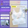 Sutiã anti-colisão para meninas, personalizado, OEM, período de desenvolvimento em dois estágios, para estudantes do ensino fundamental e médio, sem aro, roupa íntima