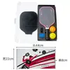 Conjunto de Raquetes de Pickleball de Fibra de Carbono T700 Textura de Tecido Fosco Tábua de Raquete de Pickleball Raquete Dedicada de Pickleball
