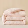 Colcha de Algodão Lavado Estampada de Soja Classe A Grau Materno e Infantil Núcleo de Colcha Amigo da Pele Super Macio Lavável à Máquina Colcha Doméstica Inverno