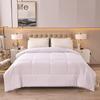 Edredón Antibacterial de Pluma y Terciopelo Núcleo de Algodón Puro Tela Anti-Pluma Edredón de Primavera y Otoño Edredón para Todas las Estaciones Ropa de Cama de Hotel
