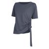 Ropa de Yoga para Mujer, Camisetas de Manga Corta de Secado Rápido para Primavera y Verano, Aspecto Adelgazante, Ropa de Fitness Popular, Para Correr por la Mañana, Tops Deportivos Sueltos