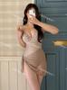 Nuevo Traje de Baño Entero Sexy de Alta Gama a Cuadros Americano Retro para Mujeres que Cubre la Carne y Pechos Pequeños para Vacaciones en la Playa