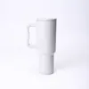 ¡Wow, asa de tercera generación hecha a medida, taza térmica de acero inoxidable de gran capacidad de 40 oz, portátil con pajita, perfecta para usar en el coche