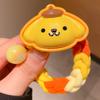 Faixa de Cabelo Infantil Sanrio Colorida Trançada Corda Grossa para Cabelo Headband Corda para Rabo de Cavalo Alto Cabelo de Menina Não Machuca