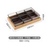 Plato de fruta con divisiones de vidrio de lujo de estilo nórdico, plato para refrigerios, té, refrigerios, postres, frutas secas, dulces, ktv, alto valor de color, simple