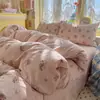 2026 Nuevo Modelo Clase A Estilo Fresco Jacquard Teñido en Hilo Juego de Cuatro Piezas