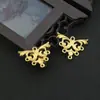 Accesorios para Joyería DIY Pasador de Aleación Broche con Forma de Hoja Colgante para Collar Pinza Broche de Jade Pinza para Collar