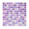 Pegatinas de Pared 3D Mosaico para Lavabo Cuadradas DIY Empalme Pegatinas de Fondo Pegatinas de Pared Adhesivas Anti-Manchas