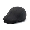 Chapéu de Inverno à Prova de Vento e Frio com Proteção para as Orelhas para Homens e Idosos Chapéu Quente Plano Avô Velho Acolchoado Espesso