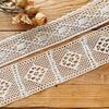 Venta al por mayor de fábrica encaje fijo para sentarse encaje de algodón accesorios decorativos ganchillo hueco diy mantel cortina funda de sofá toalla
