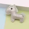 Colgante de Lujo Año del Caballo de Cuero Adorno de Pony Regalo Llavero de Pony para Coche Accesorios para Bolso