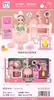 Juguete de muñeca multiarticulada para jugar a la casita 009-9 set de muñecas muñeca de tocador con espejo serie al por mayor