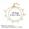 Pulseira de Aço Titânio Europeia e Americana Nova Mais Vendida de Aço Inoxidável para Mulheres, Galvanizada a Vácuo em Ouro 18K Real, Acessório de Joia Moderno e Versátil