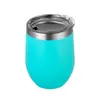 Taza para Huevo Transfronteriza de 12 oz con Aislamiento de Doble Capa de Acero Inoxidable 304, Copa de Vino en Forma de U, Taza Portátil con Forma de Huevo, Venta al por Mayor
