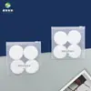 Bolsa Pequena com Zíper Fosco CPE Beauty Egg Saco com Puxador Anel Transparente com Zíper Embalagem de Viagem Armazenamento