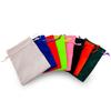 Pantalones con Bolsillo de Solapa y Cordón de Terciopelo Personalizados por el Fabricante, Bolsa para Joyería, Pantalones con Bolsillo de Solapa y Doble Cordón Hechos a Medida, Bolsa de Almacenamiento para Regalos, Logotipo Impreso Personalizado