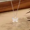 Collar Colgante Color Acero 2025 Nuevo Diseño DIY Estilo Nicho Simple Versátil Cadena para Clavícula Regalo para Mejor Amiga