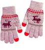 Guantes de Punto RPET de Moda, Protectores de Manos Jacquard Cálidos de Otoño e Invierno, Guantes Cepillados de Lana Artificial, Fábrica Personalizada
