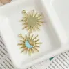 Lua Personalizada e Criativa Rodeando o Sol Incrustada com Pingentes Iridescentes DIY Pulseira Colar Brincos Acessórios de Joia