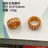 Accesorios Bañados en Oro Plata Anillo para Correr Cuentas Semiacabadas Joyería de Cristal DIY Collar Plata S925 Producto Nuevo