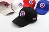 Novo Chapéu de Verão Infantil Capitão América Cor Lisa Aba Curva Tela Chapéu de Beisebol para Meninos e Meninas Atacado F219