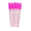 Varilla de cristal cepillo de pestañas de silicona cepillo de cejas maquillaje mini pequeño cepillo colorido peine de pestañas de silicona cepillo de pestañas de silicona