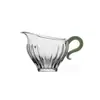Divisor de Té de Vidrio Rayado Vertical de Gama Alta del Fabricante con Asa para Uso Doméstico, Adecuado para Juegos de Té Kung Fu, Taza para Compartir Té, Taza de Justicia