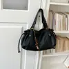 Moda transfronteiriça bolsa de mão estilo francês Boston bolsa de ombro textura qualidade retrô ferragens simples macia grande capacidade