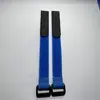 Cinta elástica de velcro preta, faixa elástica autoadesiva, tira de fixação de velcro, cinta de velcro retrátil forte 2,0*20cm de comprimento