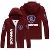 Jaqueta com logo de carro 2021 novo conjunto de baseball com zíper e capuz para esportes casuais masculinos Europa e Estados Unidos comércio exterior tamanho grande roupas masculinas