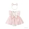 Vestido Infantil Nuevo y Elegante de Verano, Lindo Mameluco Vestido de Princesa para Bebé Niña, Vestido para Fiesta de Luna Llena y Cien Días