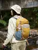 Mochila 23L Montanhismo ao Ar Livre Ciclismo Caminhada Leve Impermeável Durável Mochila Escolar Mochila Casual Feminina
