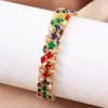 Pulseira Dopamina Colorida com Micro-Incrustação de Diamante para Mulheres, Verão 2025, Joias de Moda Ultra Brilhantes de Luxo Leve Atacado