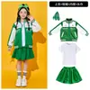 Fantasias de cheerleading infantis, trajes para a cerimônia de abertura do dia esportivo do ensino fundamental, uniformes de classe do jardim de infância e trajes para apresentações em grupo