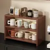Porta-copos, suporte de armazenamento de copos, suporte de armazenamento de mesa, suporte de armazenamento para xícaras de café e copos de água, suporte de armazenamento para conjunto de chá e xícaras de chá