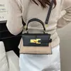Bolso de Hombro Único para Mujer, Bolso de Mano de Gran Capacidad para Viajes, Bolso Kelly Retro Versátil de Lujo Ligero, Bolso Cruzado Transfronterizo de Moda para Mujer