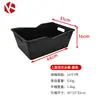 Enfriador de cerveza de plástico en forma de L para bar, caja de cerveza de gran capacidad, cubo de hielo de plástico con doble asa, cubo de hielo para bebidas, cesta de vino, portavinos
