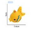Brinquedos de água para bebê tipo pinça e chamada, animais marinhos de borracha macia, crianças, banho, som, descompressão, interativo, pato amarelo, atacado