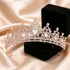 Corona de Novia Transfronteriza Europea y Americana Pasador de Boda al por Mayor Corona de Tocados de Novia Diadema de Cumpleaños para Niñas Accesorios para el Cabello