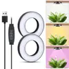 Luz Led para Crecimiento de Plantas, Soporte para Flores, Pared Verde de Plantas, Flores Suculentas en Maceta, Lámpara de Iluminación Suplementaria para Plantas de Techo de Espectro Completo Fábrica
