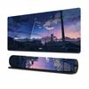 Makoto Shinkai 5 segundos velocidade 5cm mouse pad grande para mesa teclado